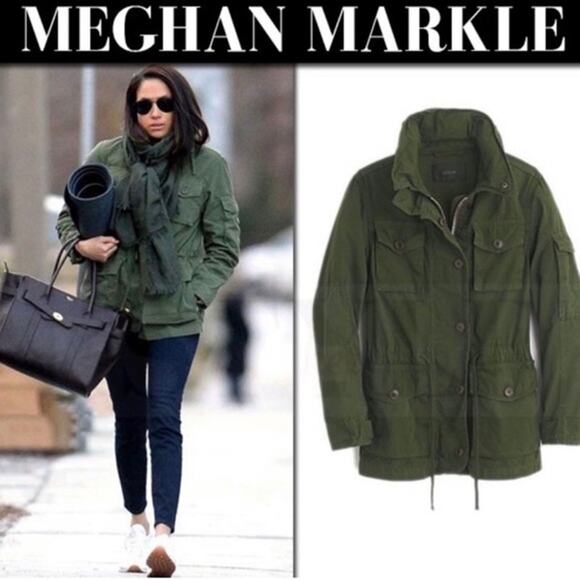 J Crew Womens XXSmall 2XS Field Mechanic Jacket Hillside Green Cotton Utility - Picture 12 of 12